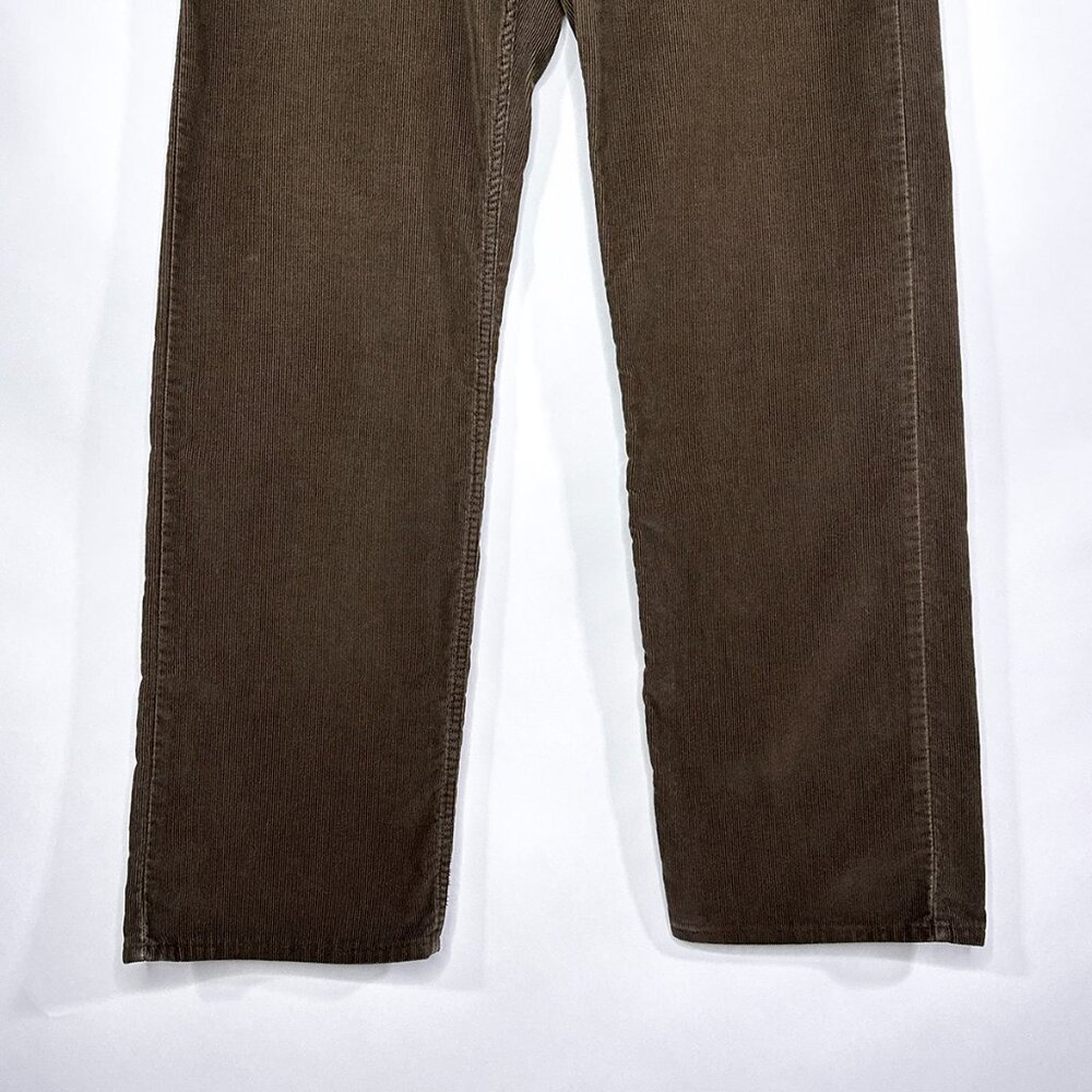 Levi's 549 Corduroy The Original Jeans Low Loose Brown Size 34x32 - Picture 4 of 16